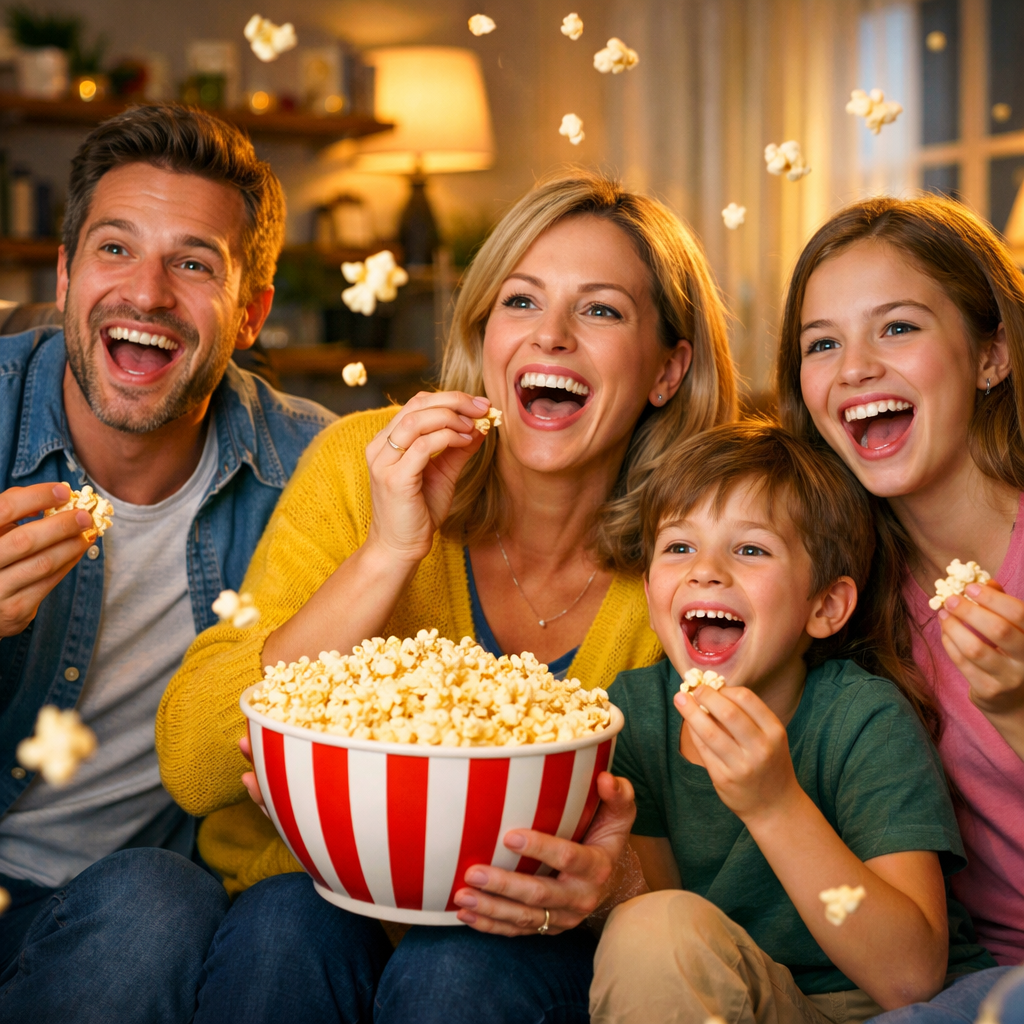 Family enjoying StreamerIX together